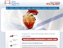 Tablet Screenshot of essexcardiologygroup.com